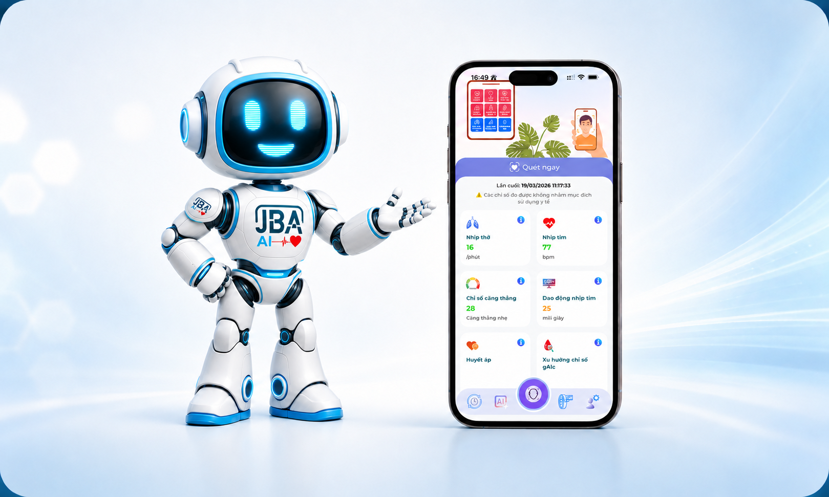Trợ lý sức khỏe JBA AI